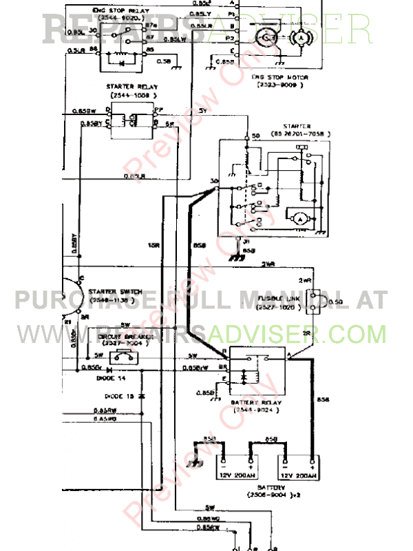 Daewoo Track Excavator DH320LC Schemes Set of PDF Download